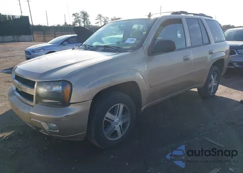 2007 Chevrolet Trailblazer Lt из США, поврежденный, VIN 1GNDT13S172254057